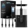 AquaSonic Aqua Flosser PRO  Professional Water Flosser with Large Capacity Reservoir  Oral Irrigator w 2 Modes 10 Levels of Water Pressure 4 Included Tips  Sleek  Compact  Dentist Recommended