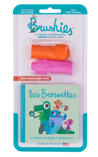 The Brushies Baby  Toddler Toothbrush Set Chomps  Willa Pack of 2