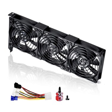 SCCCF 3x90mm 92mm Graphic Card Fans Graphics Card Cooler Video Card VGA Cooler PCI Slot Fan GPU Cooler