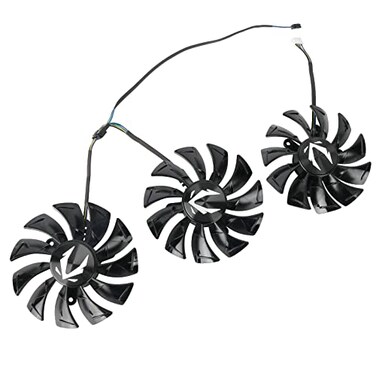 inRobert RTX2080 GPU Fan Replacement for Zotac RTX 2080 Ti AMP Graphics Card Cooling Fan Full Set