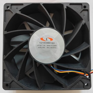 TINKER3D WHATSMINER Delta Server Fan KZ14038B012U 4PIN 12v 720A 14038 14CM Cooling Fan