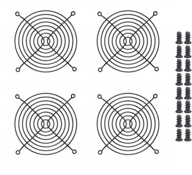 Easycargo Black Fan GrillGuard 120mm ESG