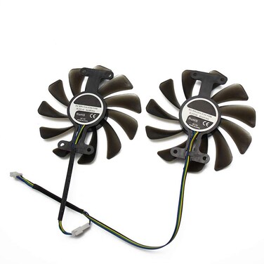 NNL 2PCSlot 95mm 4Pin Cooler Fan Replace for Zotac GeForce GTX 1070 1080 GTX1070 GTX1080 AMP Edition Graphics Card Cooling Fan