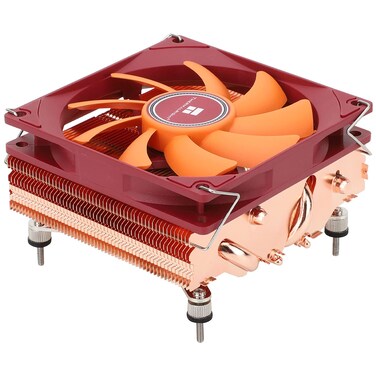 Thermalright AXP90 X47 Full Copper Low Profile CPU Air Cooler with Quite 90mm TL9015R PWM Fan 4 Heat Pipes 47mm Height for AMD AM4Intel LGA 11501151115511561200