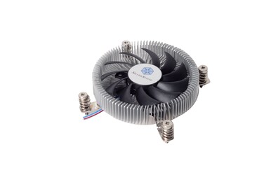 SilverStone Technology SSTNT07115X systme de refroidissement dordinateur Carte SIM Refroidisseur 8 cm Noir Mtallique