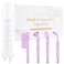 Uaike High Frequency Facial Wand  4 in 1 Violet Portable Handheld High Frequency Facial Machine  at Home Face Skin Wand Device with 4 Pcs Purple Glass Tubes