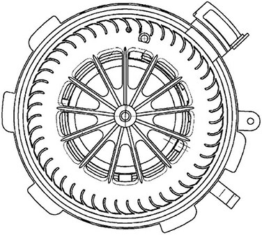 Hella Behr Service 351034071 HVAC Blower Motor Mercedes Benz Sprinter