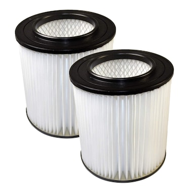HQRP 2Pack 7 Filter Compatible with VACUFLO FC300 FC550 FC650 FC310 FC520 FC530 FC540 FC610 FC620 FC670 HP Central Vacuum Systems 810601 Replacement