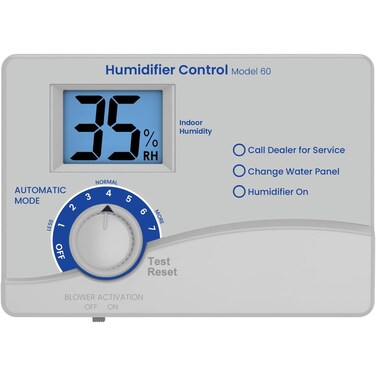 axaiony Whole House Humidifier Control Humidistat with Outdoor Temperature Sensor Automatic Digital Whole House Humidifiers 24VAC