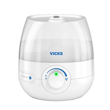 Vicks Mini Filter Free Cool Mist Humidifier Small Room  Variable Mist Control  Works with Vicks VapoPads