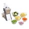 DASH Safe Slice Mandoline Slicer Julienne  Dicer for Vegetables Meal Prep  More with 30 Presets  Thickness Adjuster  Grey