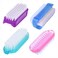 ROLECK 4 Pcs Nail brush Two SidedNail brush for cleaning fingernails Men WomenNail brushes for ToesEasy use fingernail brushNail scrubber brush for TravelNail cleaning brush Kids