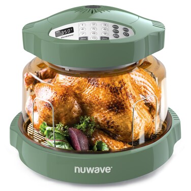 Nuwave Pro Plus 2 InfraRed Oven New  Improved Cook Fresh or Frozen No Defrosting or Preheating Cook Healthy 360 Surround Cooking Adjustable Temps 100 Presets  50 Memory Durable Power Dome