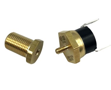Wholesale Sensors American Volt Electric Radiator Fan Thermostat Temperature Switch Replacement with Threadin Brass Probe 18 NPT 190F On  175F Off 12 Month Warranty
