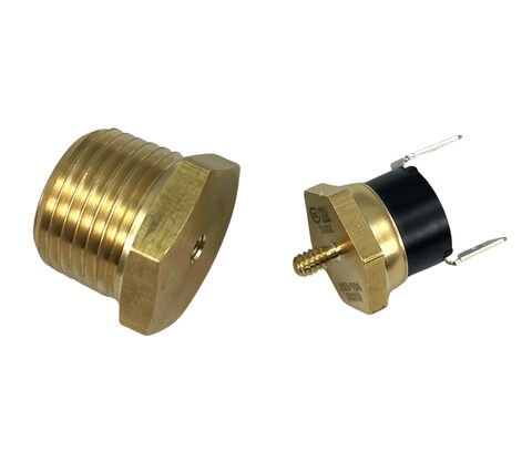 Wholesale Sensors American Volt Electric Radiator Fan Thermostat Temperature Switch Replacement with Threadin Brass Probe 12 NPT 180F On  165F Off 12 Month Warranty