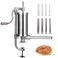 MASTER FENG Sausage Stuffer Stainless Steel Homemade Sausage Maker Vertical Meat Filling Kitchen Machine Packed 8 Stuffing Tubes 25LBS VERTICAL