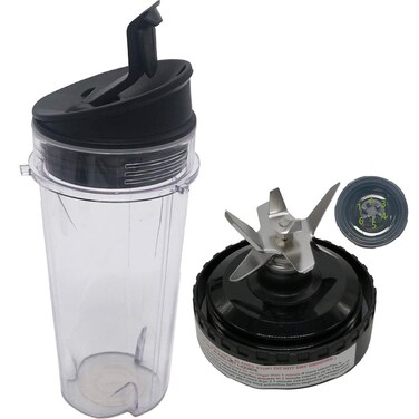 joystar replacement cupbladelid for Nutri Ninja BL203QBKBL208QBKBL207QBKBL206QBKBL209BL201CBL201BL200 Black