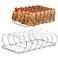RTT Large Rib Rack for Smoking  Smoker Accessories Gifts for Men6 Slots Rib Racks for Grilling  Foldable Easy to Use and Clean BBQ Rib Rack for Grill  Premium Durable Rib Rack Stainless Steel