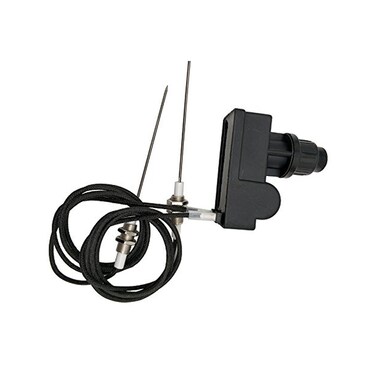 METER STAR Grill Igniter Kit AA Battery Two Exits with Spark Plug Wire Length 1 Meters Long Two Electrodes