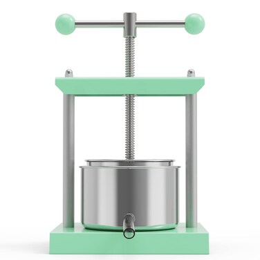 EJWOX Cheese Tincture Herb Fruit Wine Manual Press  053 Gallon Stainless Steel Barrels Press Machine for Juice VegetableWineOlive Oil