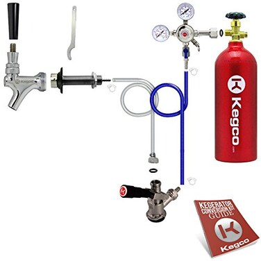 Kegco 3PSCK5T Kegerator Kit 1Tap Chrome