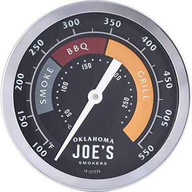 Oklahoma Joes 3695528R06 Analog Temperature Gauge Silver