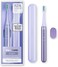 Aquasonic Icon ADAAccepted Rechargeable Toothbrush  Magnetic Holder  Slim Travel Case  2 Brushing Modes  Smart Timers  Gentle MicroVibrations Lilac