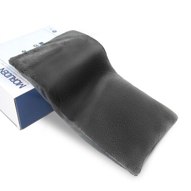 MORLIDEN Microwave Heating Pad 8 x 12 Microwavable Heating Pads for Neck and Shoulders Moist Heat Pack Pillow Warm Compress for Knee Muscles Joints Wrist Abdomen Dark Gray