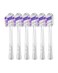 Laifen Toothbrush Head 6 Count Replacement Toothbrush Heads for Adults Compatible with Laifen Wave Electric Toothbrush UltraWhitening Transparent