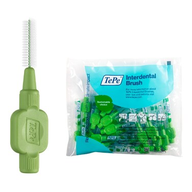 TEPE Interdental Brushes Original Green Size 5 08mm Brushes 20 Count Pack of 1