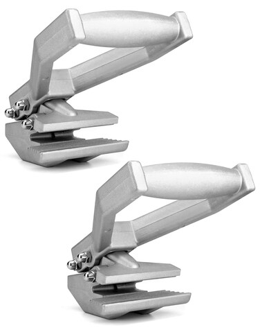 QWORK Carpet Puller Clamp 2 Pack Carpet Claw Carpet Fitting Tool for Pulling Carpet During Installation or Removal