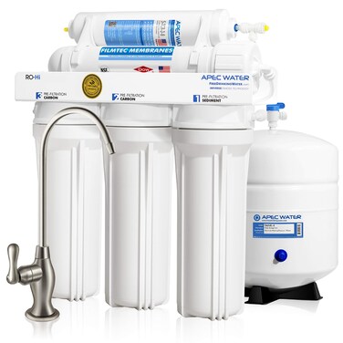 APEC Water Systems Ultimate ROHi Top Tier Supreme Certified High Output Fast Flow Ultra Safe Reverse Osmosis Drinking Water Filter System 90 GPD
