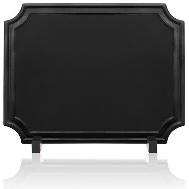 SIMOND STORE  Fire Back for Fireplace with Feet 20W x 16H  Cast Iron Fireplace Heat Deflector Fire Backs for Fireplace Heat Reflection and Wall Protection