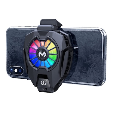 Neveika Phone Cooler Cellphone Radiator with Dual SemiConductor Cooling Chip Mobile Phones with a Width of 6 to 8 cm for Tiktok Live Streaming Outdoor Vlog Mobile Gaming Digital display