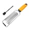 NSpring Lemon Zester Cheese Grater Parmesan Cheese Ginger Garlic Chocolate With RazorSharp Stainless Steel Blade Protective Cover and Cleaning brush Dishwasher Safe widezester Orange
