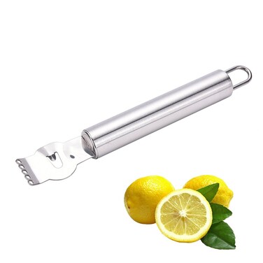 Littlepiano Lemon Zester GraterStainless Steel Orange Citru Kitchen Peeler Tool with Channel Knife