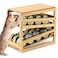 HEYUEDAJK Cat Food Cans Storage Organizer for Pantry Bamboo cat food organizer wet cat food can rack cat can organizer for 3oz or 55oz Ounce Cans