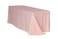 Your Chair Covers Rectangular Polyester Tablecloths 90 W x 132 L Blush