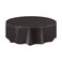 Unique Round Black Plastic Tablecloth 84