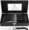 Laguiole Style de Vie Steak Knives Luxury Line 6 pieces Ebony wood in giftbox