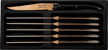 Laguiole Style de Vie Steak knives Prestige Line 6 pieces Copper stonewashed