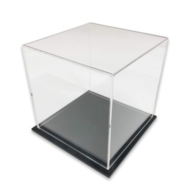 888 Display USA Inc Acrylic Box with Lid 5 x 5 x 5  3mm  Jewelry  Merchandising Cube Storage 2 Pack Saver
