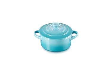 Le Creuset Stoneware Mini Round Cocotte 8 oz Caribbean