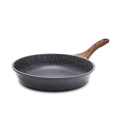 SENSARTE Nonstick Frying Pan Skillet Swiss Granite Coating Omelette Pan Healthy Stone Cookware Chefs Pan PFOA Free 24cm