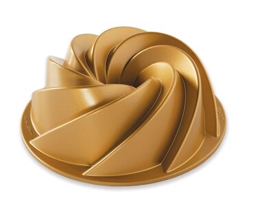 Nordic Ware 90077 Heritage Bundt 6 Cup Gold