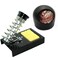 Jiayouy Soldering Iron Holder Solder Iron Stand Black Base and 1PC Ball Shell Holder with Soldering Tip Cleaner
