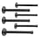 Industrial Black Iron Pipe Shelf Brackets 12 Inch Set of 6 Heavy Duty Rustic Floating Shelf Bracket Clothing Rack Coated Finish Hardware Included