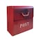 NACH FZM1002RD CJ Wall Mounted Mailbox Rustic Red