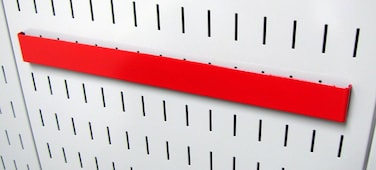 Wall Control Pegboard 14in Accessory Hanger Tool Holder Bracket Pegboard Accessory for Wall Control Pegboard and Slotted Tool Board  Red