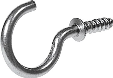 The Hillman Group 592019 Cup Hooks 78Inch Nickel 8Pack